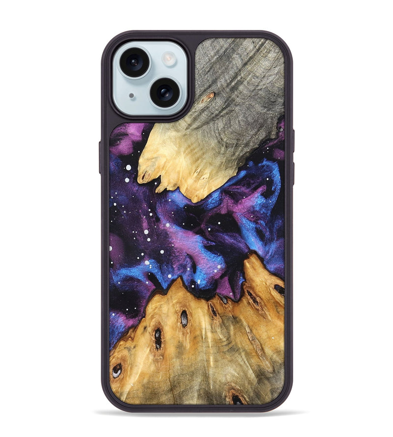 iPhone 15 Plus Wood Phone Case - Cristin (Cosmos, 823555)