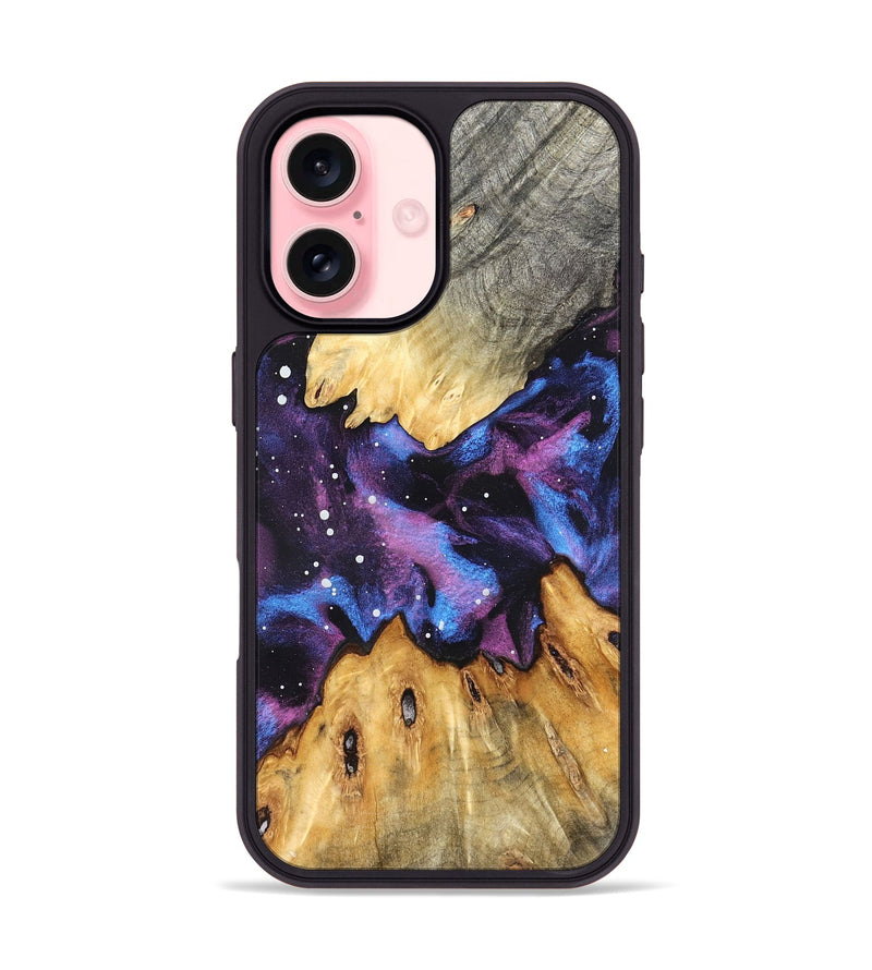 iPhone 16 Wood Phone Case - Cristin (Cosmos, 823555)