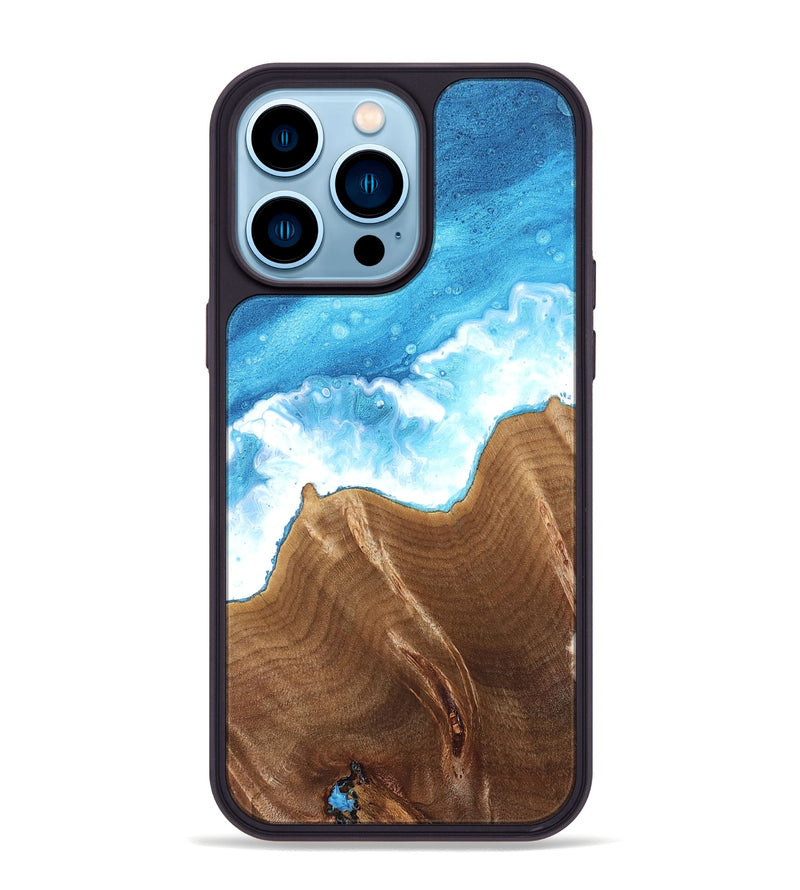 iPhone 14 Pro Max Wood Phone Case - Isabel (Coastal, 823557)