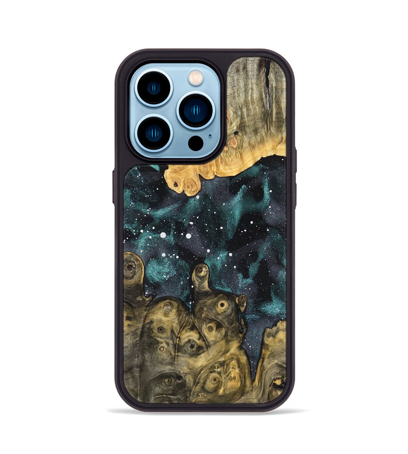 iPhone 14 Pro Wood Phone Case - Poppy (Cosmos, 823566)