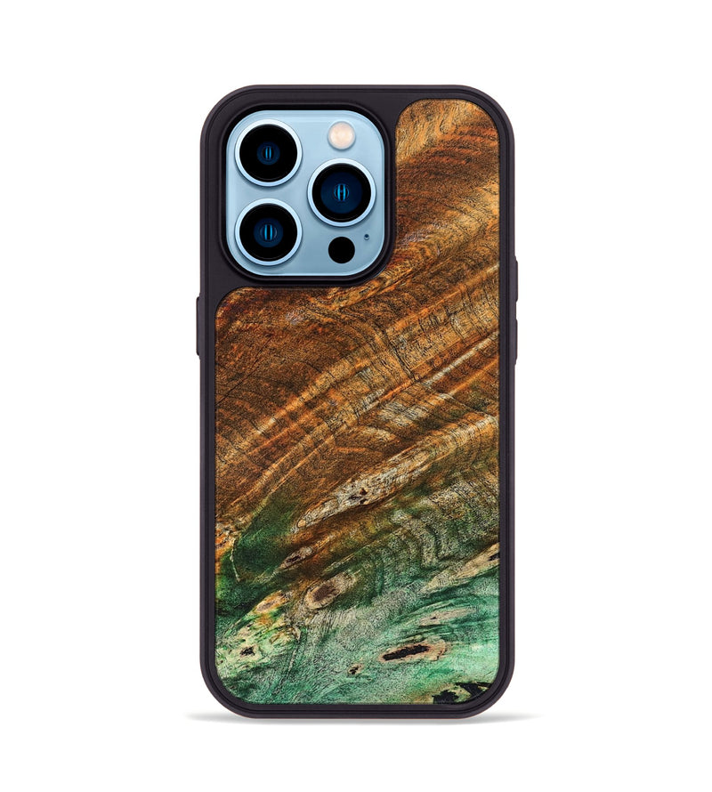 iPhone 14 Pro Wood Phone Case - Adela (Wood Burl, 823567)