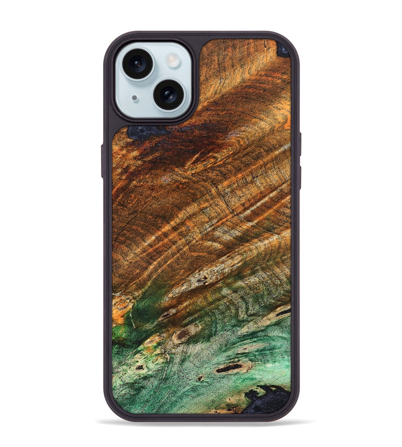 iPhone 15 Plus Wood Phone Case - Adela (Wood Burl, 823567)
