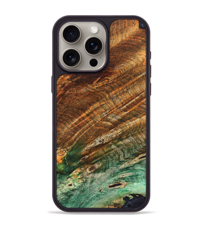 iPhone 15 Pro Max Wood Phone Case - Adela (Wood Burl, 823567)