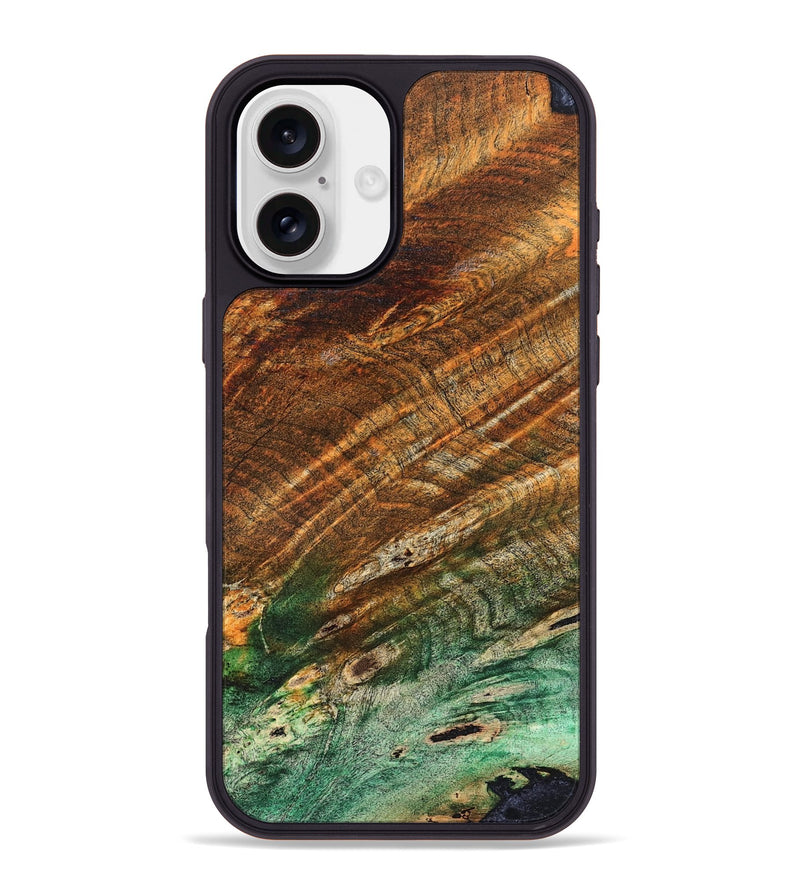 iPhone 16 Plus Wood Phone Case - Adela (Wood Burl, 823567)