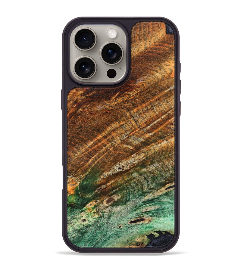 iPhone 16 Pro Max Wood Phone Case - Adela (Wood Burl, 823567)