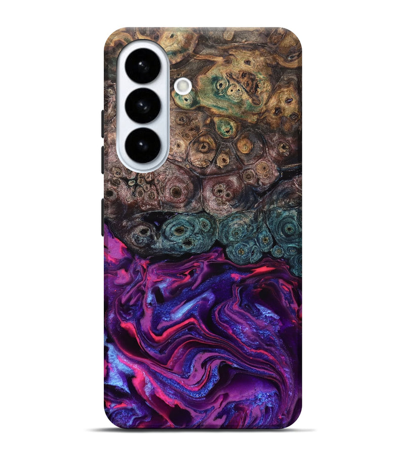 Galaxy S26 Plus Wood Live Edge Phone Case - Tariq (Purple, 823569)