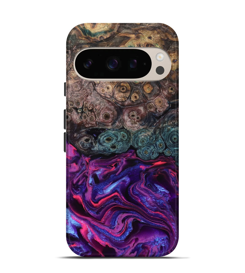 Pixel 10 Wood Live Edge Phone Case - Tariq (Purple, 823569)