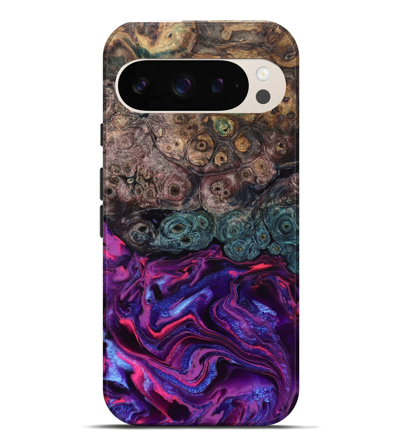 Pixel 10 Pro XL Wood Live Edge Phone Case - Tariq (Purple, 823569)