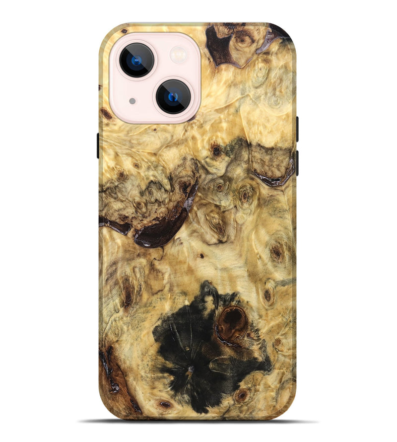 iPhone 14 Plus Wood Live Edge Phone Case - Rodger (Solid Wood, 823570)
