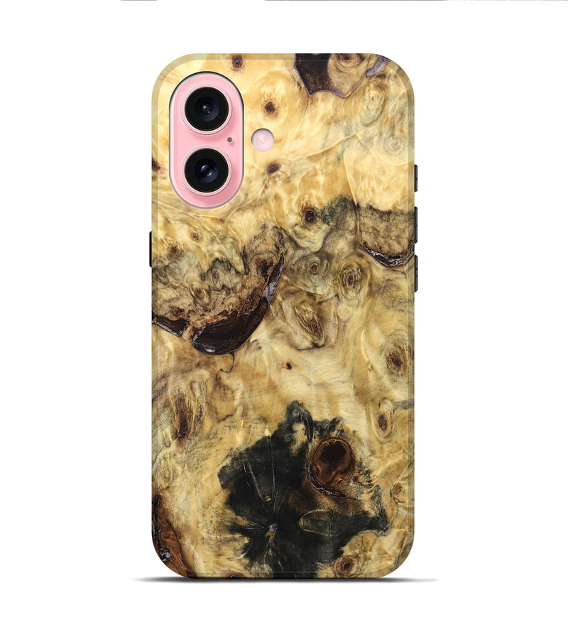 iPhone 16 Wood Live Edge Phone Case - Rodger (Solid Wood, 823570)