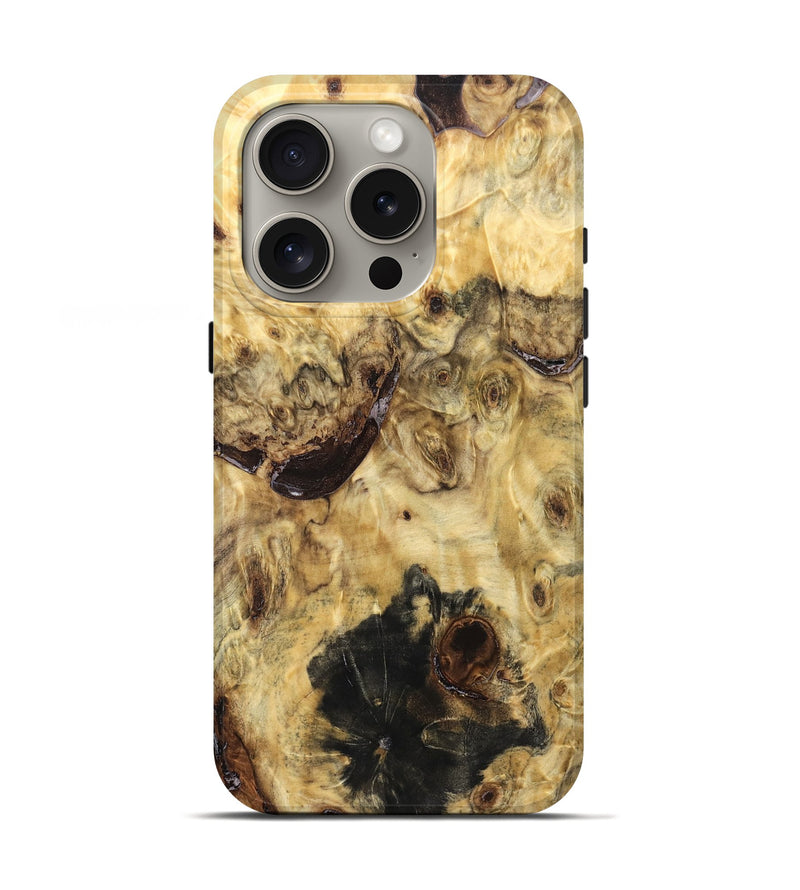 iPhone 16 Pro Wood Live Edge Phone Case - Rodger (Solid Wood, 823570)