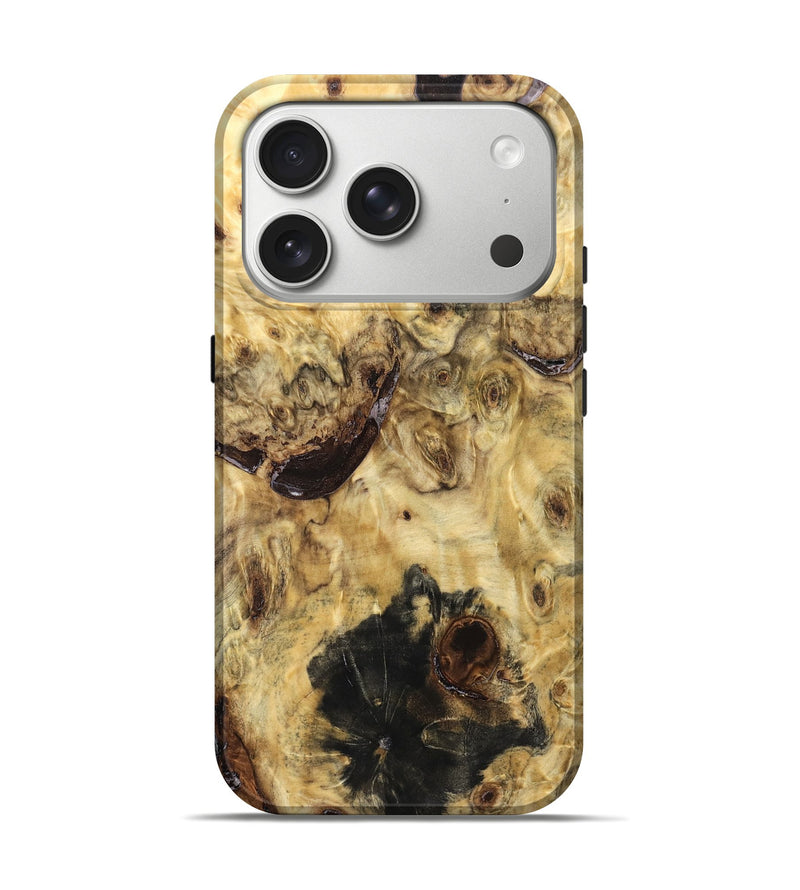 iPhone 17 Pro Wood Live Edge Phone Case - Rodger (Solid Wood, 823570)