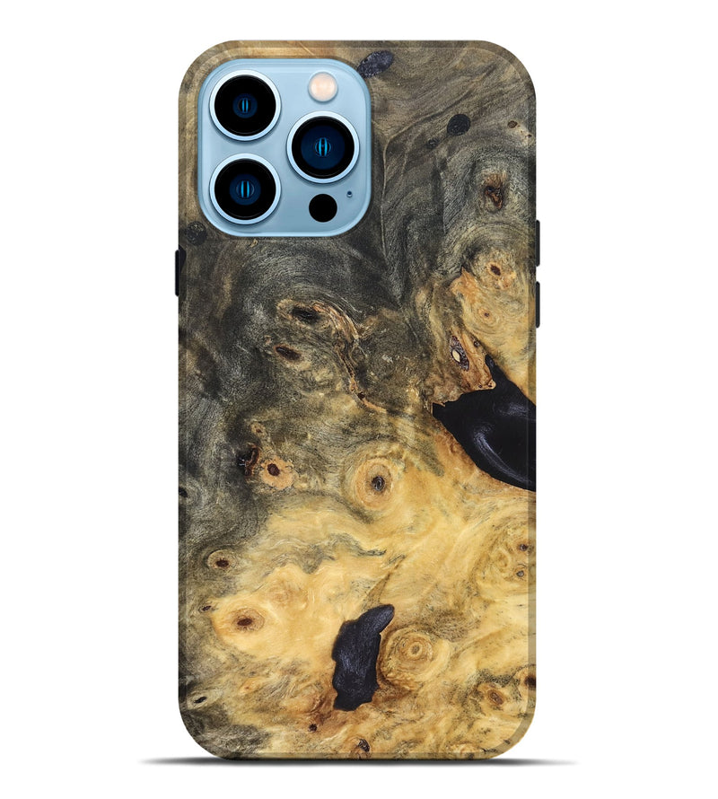 iPhone 14 Pro Max Wood Live Edge Phone Case - Nico (Solid Wood, 823573)