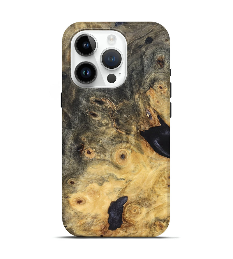 iPhone 15 Pro Wood Live Edge Phone Case - Nico (Solid Wood, 823573)