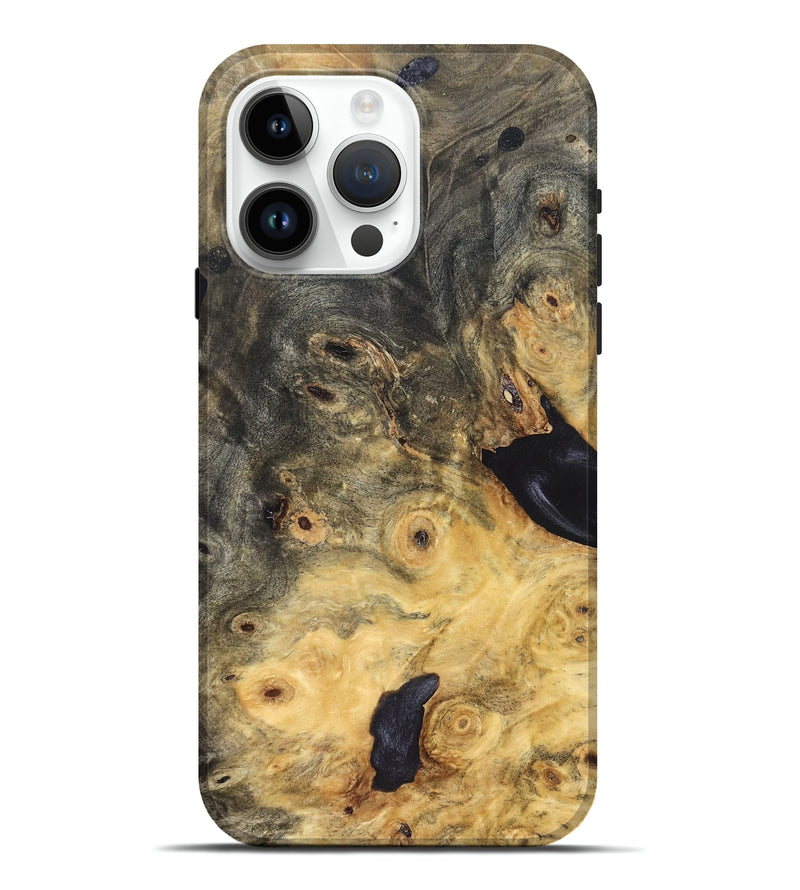 iPhone 15 Pro Max Wood Live Edge Phone Case - Nico (Solid Wood, 823573)
