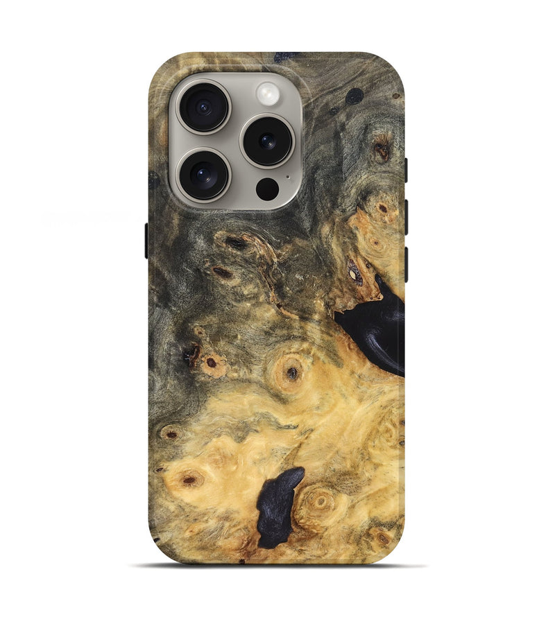 iPhone 16 Pro Wood Live Edge Phone Case - Nico (Solid Wood, 823573)