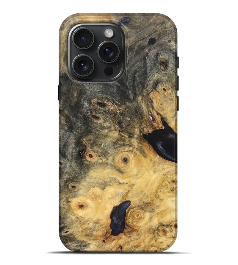 iPhone 16 Pro Max Wood Live Edge Phone Case - Nico (Solid Wood, 823573)