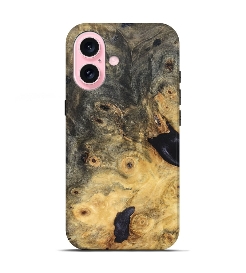 iPhone 17 Wood Live Edge Phone Case - Nico (Solid Wood, 823573)
