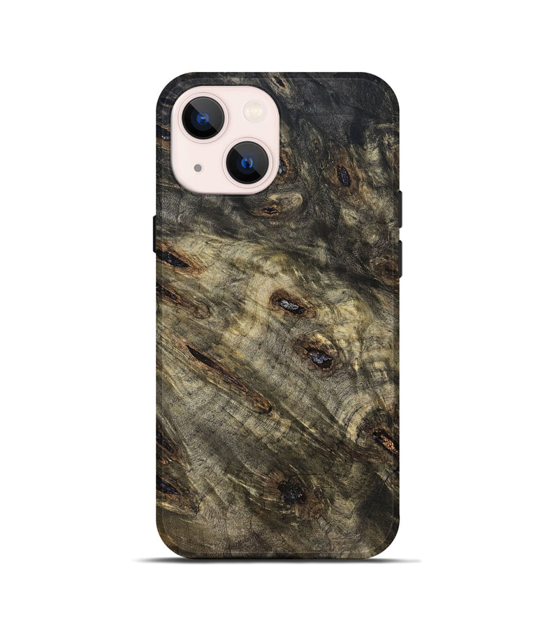 iPhone 13 mini Wood Live Edge Phone Case - Candida (Solid Wood, 823574)