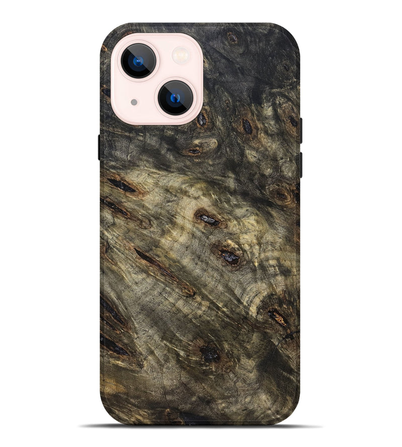 iPhone 14 Plus Wood Live Edge Phone Case - Candida (Solid Wood, 823574)