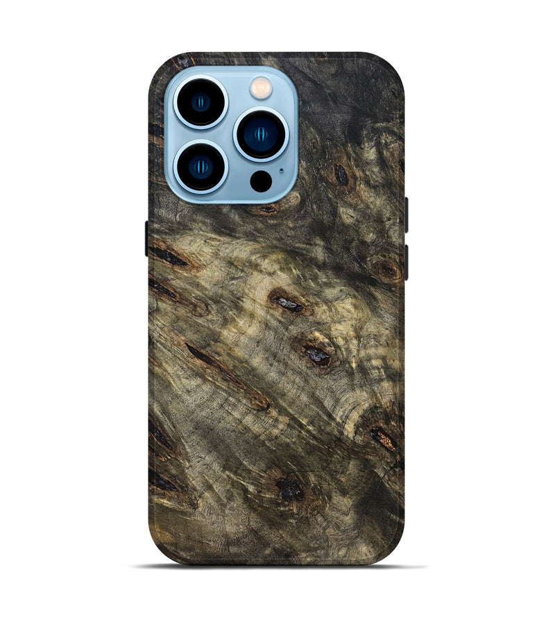 iPhone 14 Pro Wood Live Edge Phone Case - Candida (Solid Wood, 823574)
