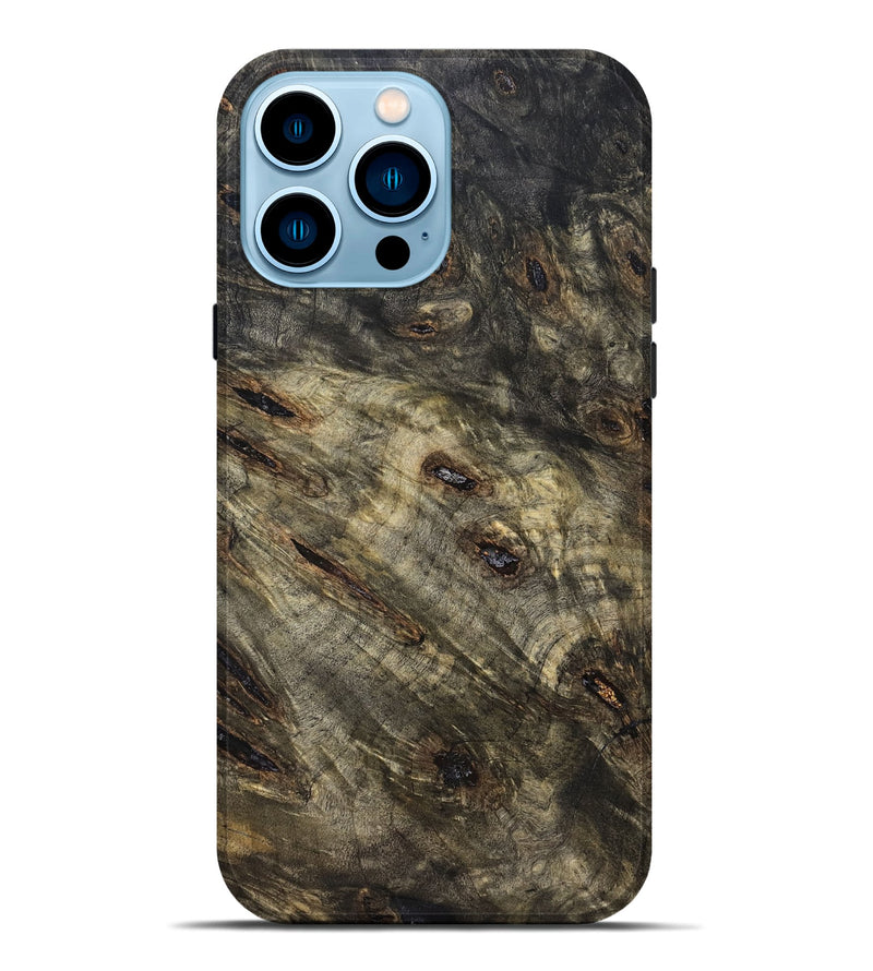 iPhone 14 Pro Max Wood Live Edge Phone Case - Candida (Solid Wood, 823574)