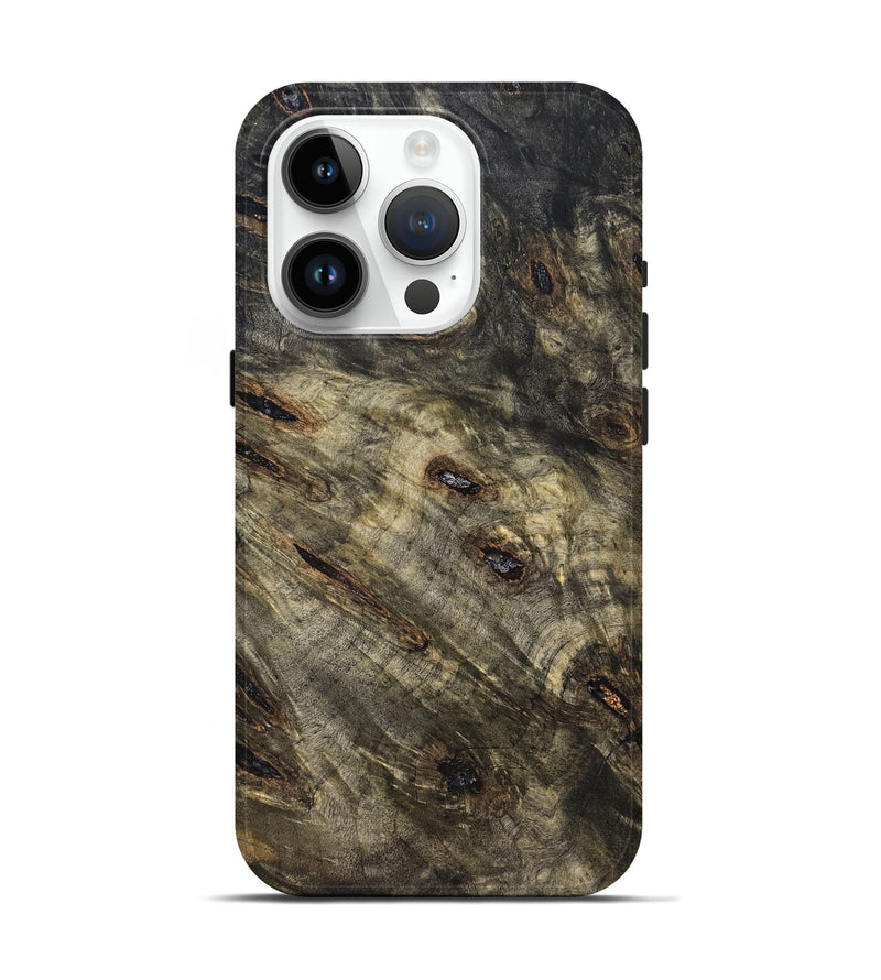iPhone 15 Pro Wood Live Edge Phone Case - Candida (Solid Wood, 823574)