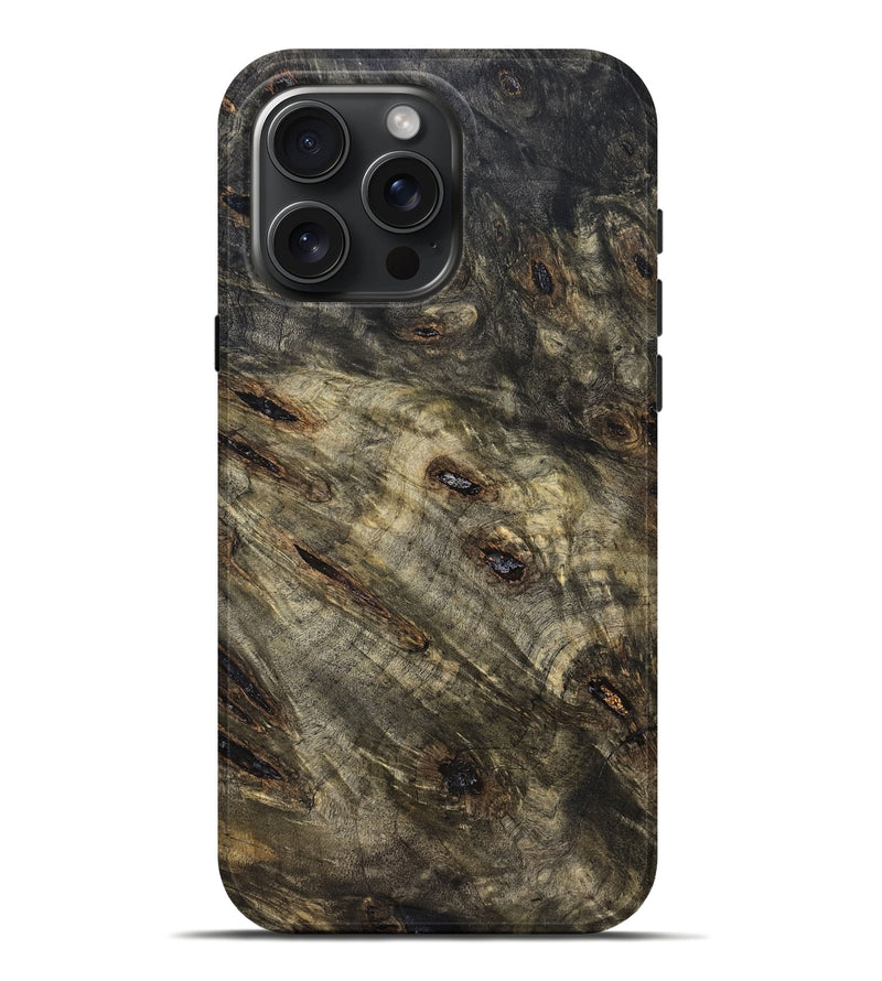 iPhone 16 Pro Max Wood Live Edge Phone Case - Candida (Solid Wood, 823574)