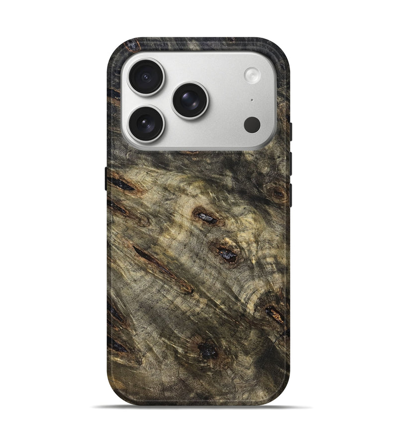 iPhone 17 Pro Wood Live Edge Phone Case - Candida (Solid Wood, 823574)