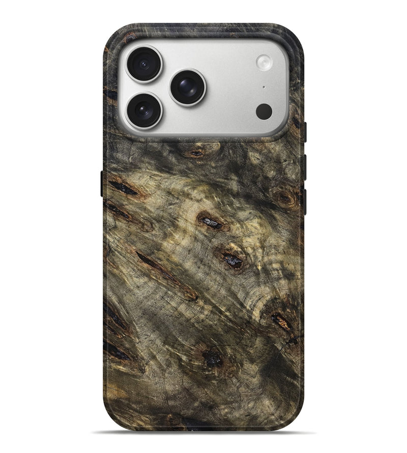 iPhone 17 Pro Max Wood Live Edge Phone Case - Candida (Solid Wood, 823574)