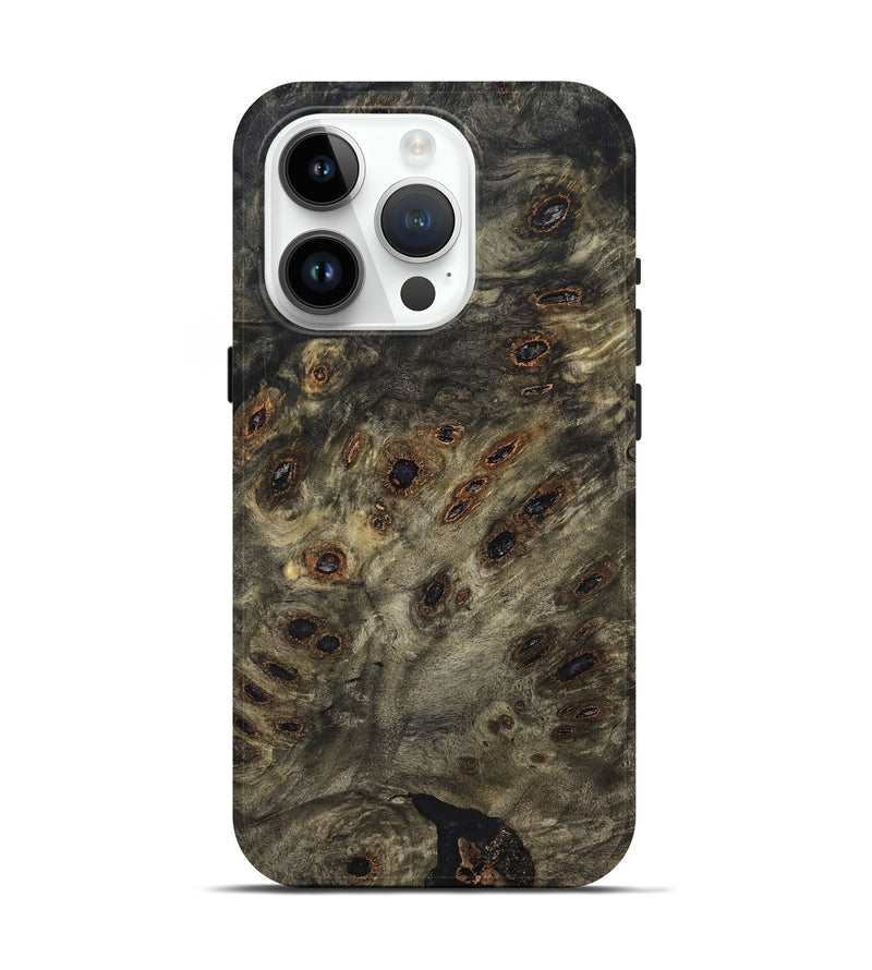 iPhone 15 Pro Wood Live Edge Phone Case - Ainhoa (Solid Wood, 823575)