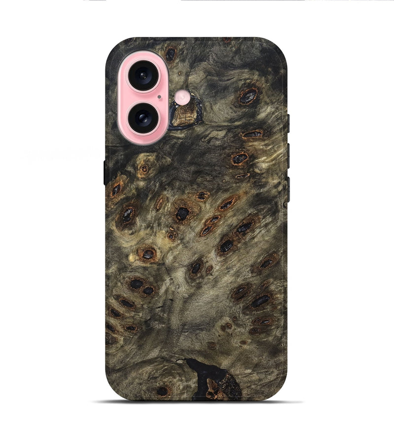 iPhone 16 Wood Live Edge Phone Case - Ainhoa (Solid Wood, 823575)