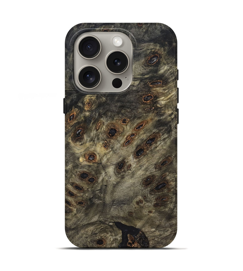 iPhone 16 Pro Wood Live Edge Phone Case - Ainhoa (Solid Wood, 823575)