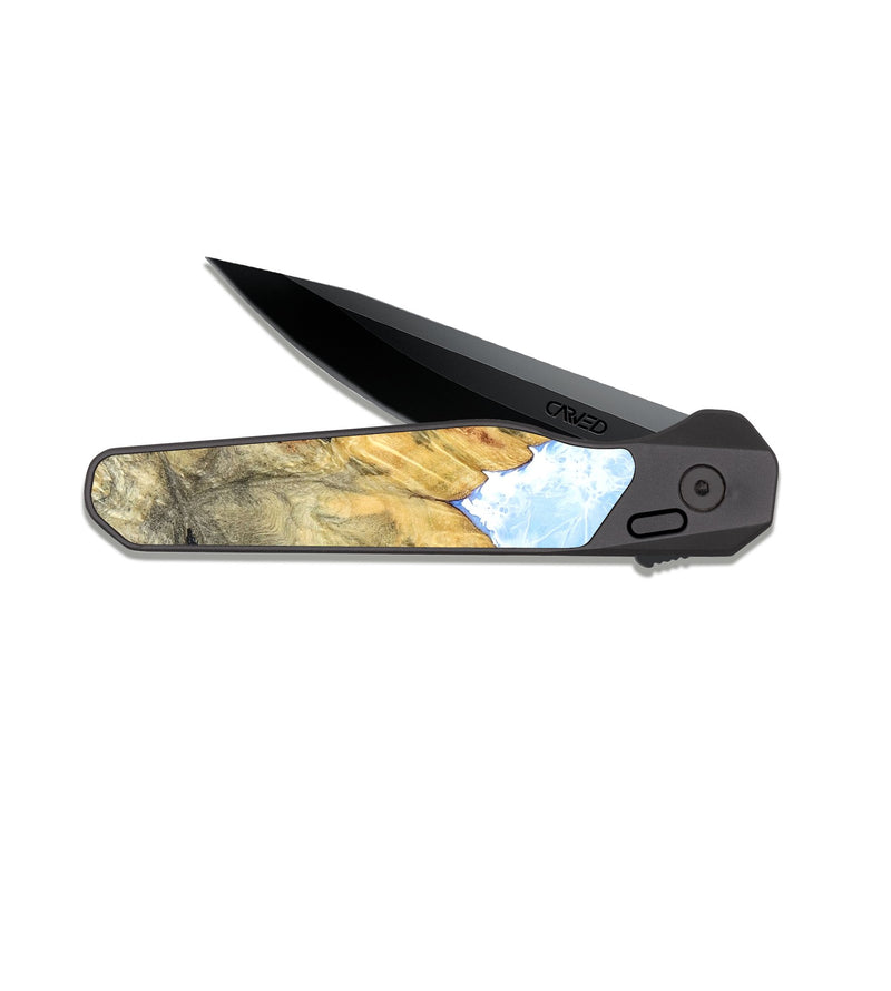 EDC Dark Slate Wood Pocket Knife - Sharron (Coastal, 823581)