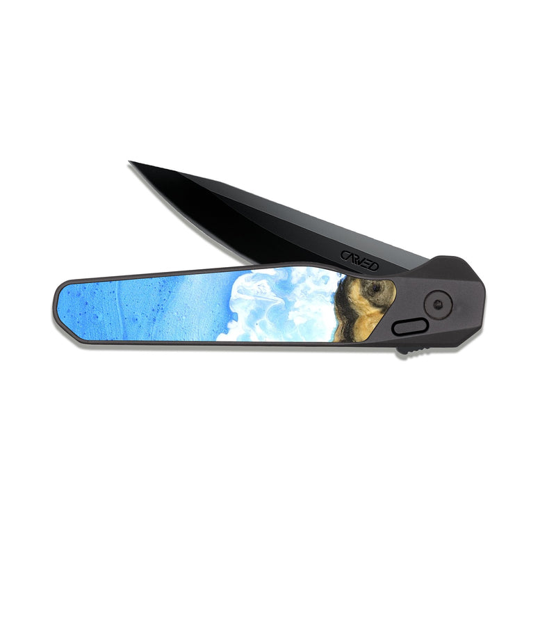EDC Dark Slate Wood Pocket Knife - Zhane (Coastal, 823583)