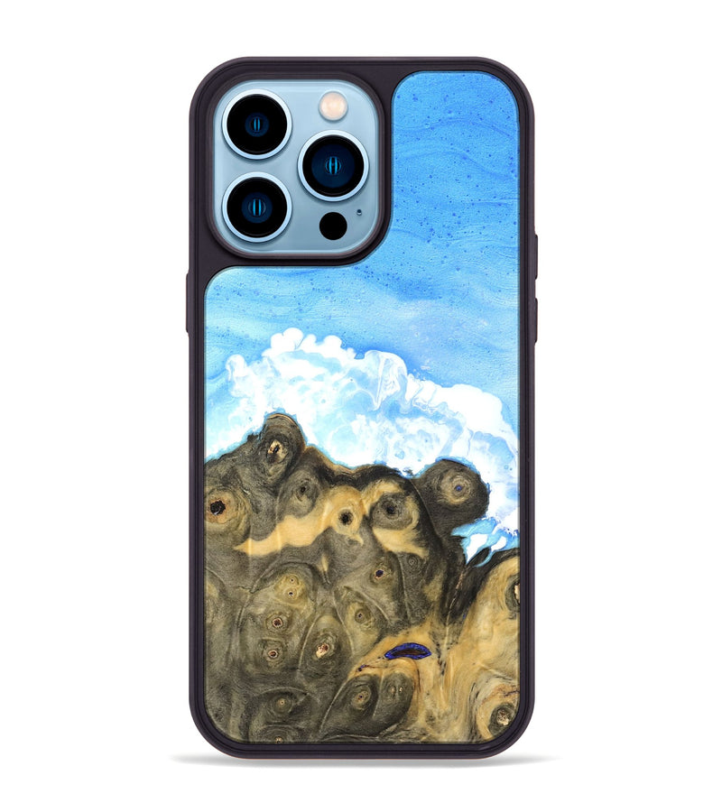 iPhone 14 Pro Max Wood Phone Case - Zhane (Coastal, 823583)