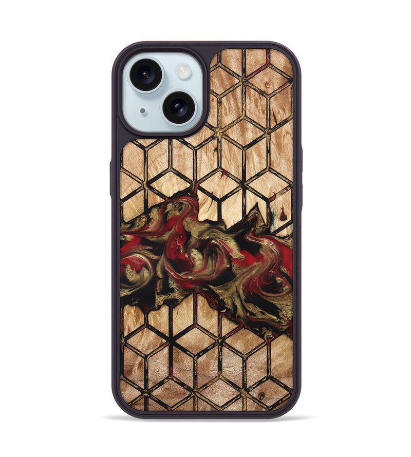 iPhone 15 Wood Phone Case - Luciano (Pattern, 823588)