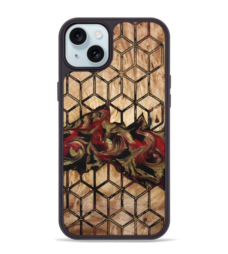 iPhone 15 Plus Wood Phone Case - Luciano (Pattern, 823588)