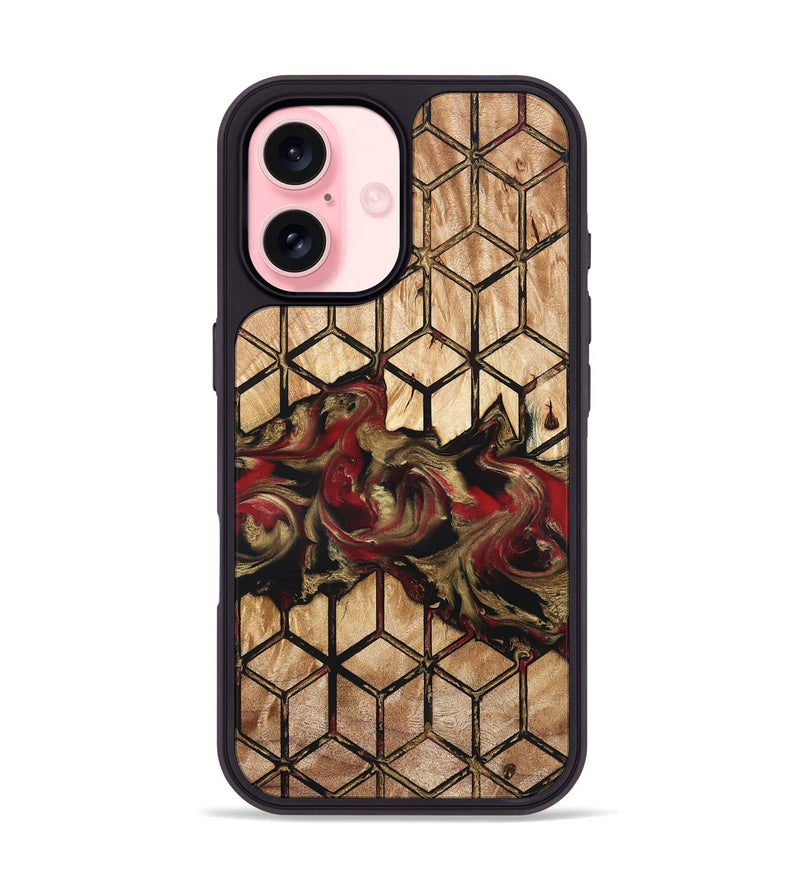 iPhone 16 Wood Phone Case - Luciano (Pattern, 823588)