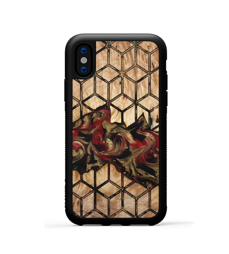 iPhone Xs Wood Phone Case - Luciano (Pattern, 823588)