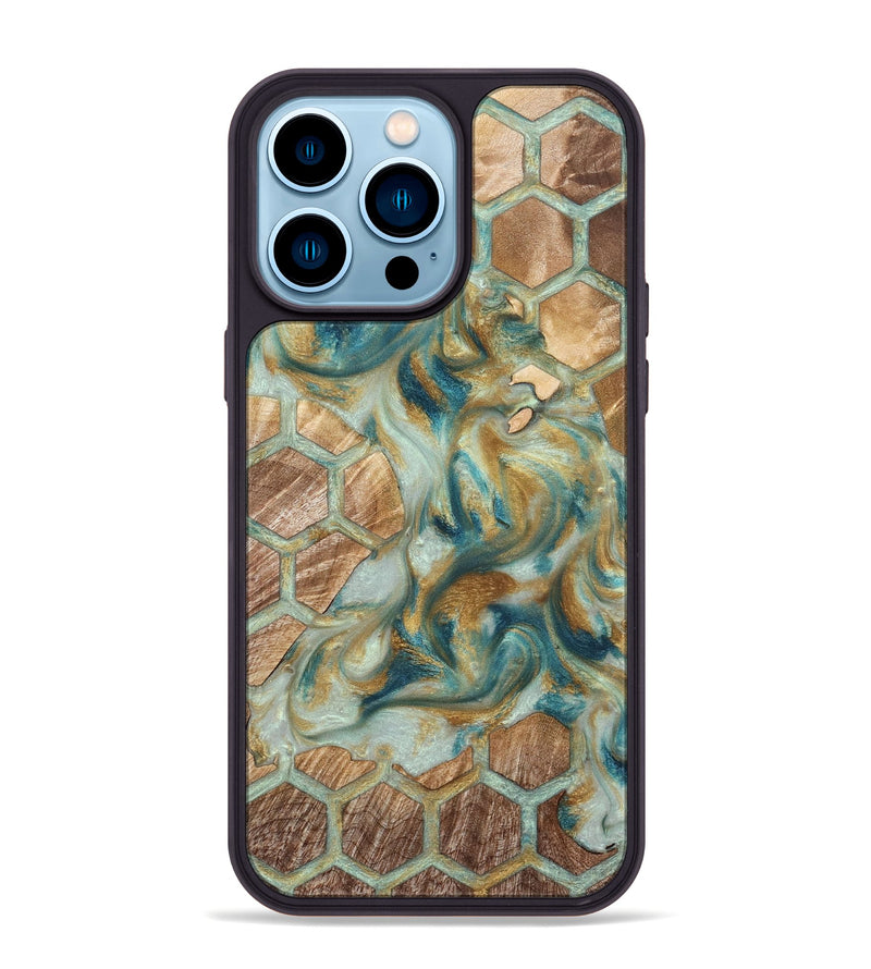 iPhone 14 Pro Max Wood Phone Case - Brynn (Pattern, 823589)