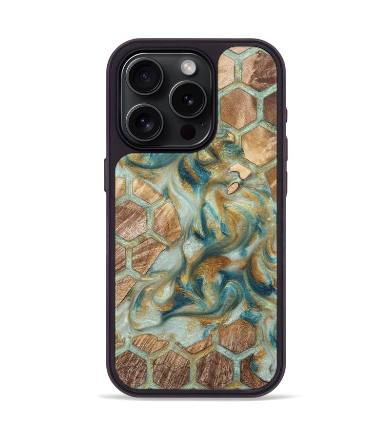 iPhone 15 Pro Wood Phone Case - Brynn (Pattern, 823589)