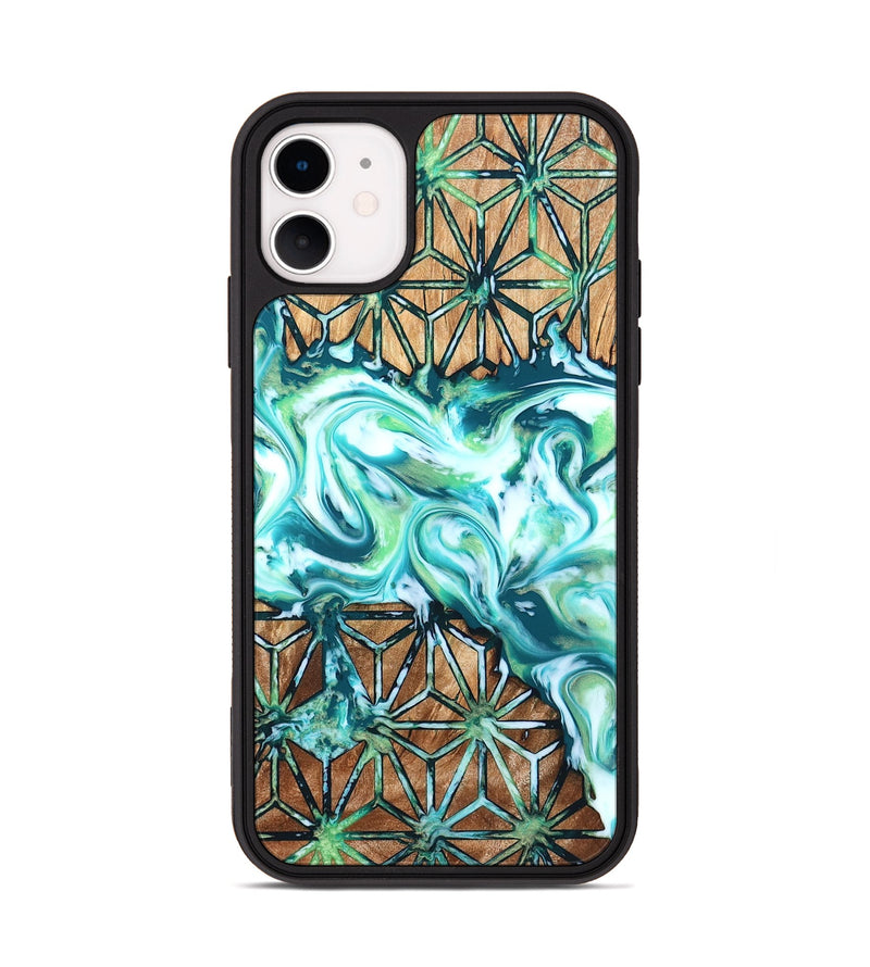 iPhone 11 Wood Phone Case - Alec (Pattern, 823595)