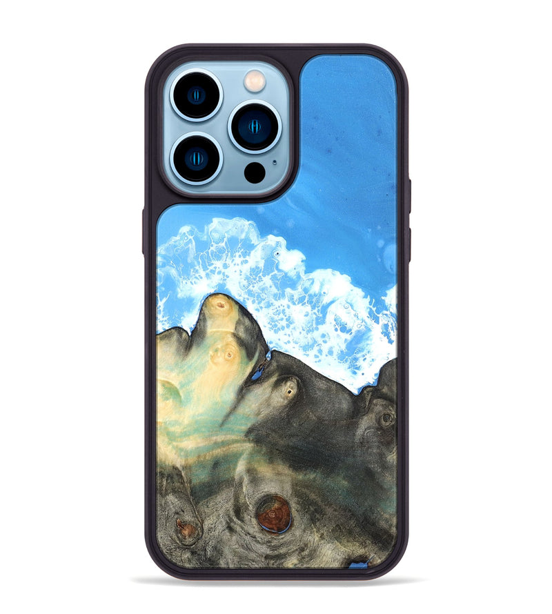 iPhone 14 Pro Max Wood Phone Case - Tessa (Coastal, 823611)