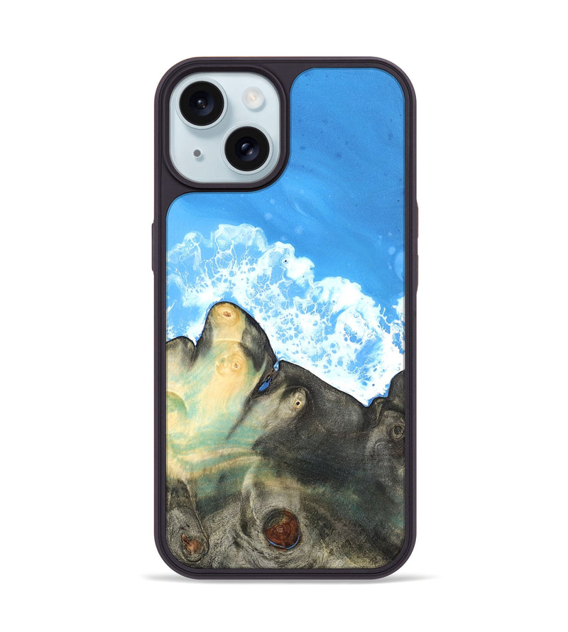 iPhone 15 Wood Phone Case - Tessa (Coastal, 823611)