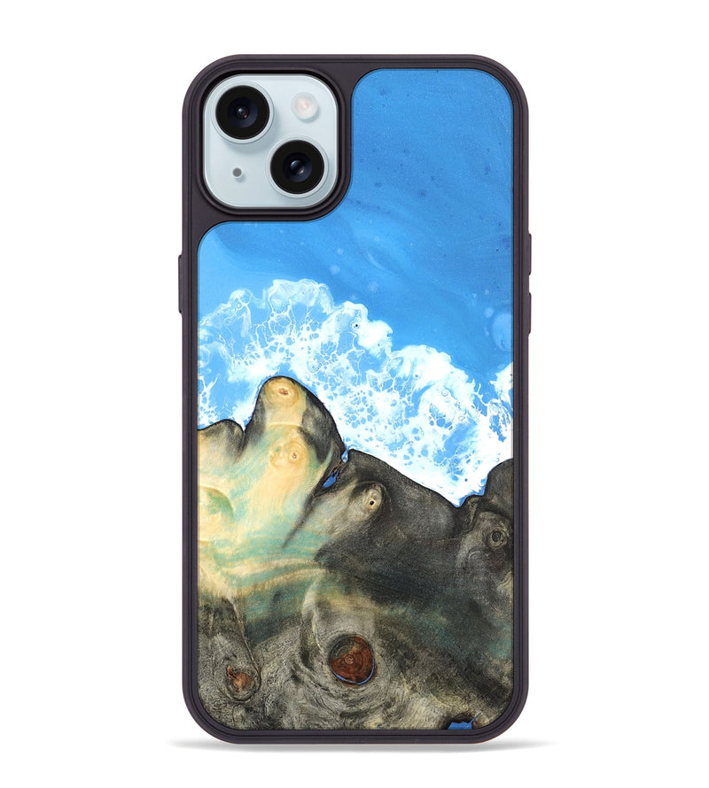 iPhone 15 Plus Wood Phone Case - Tessa (Coastal, 823611)