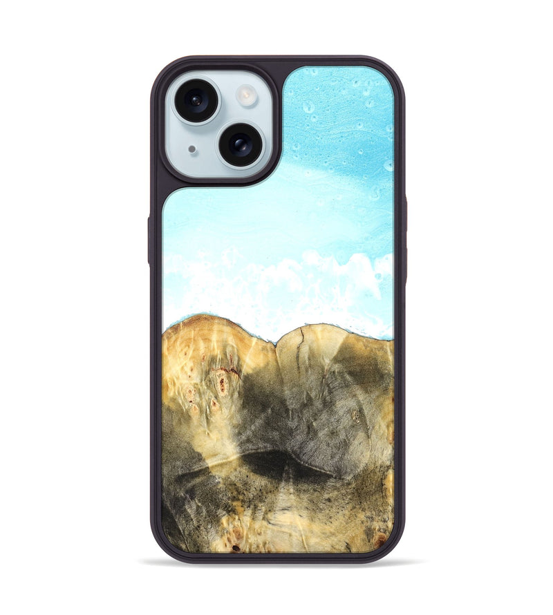 iPhone 15 Wood Phone Case - Addilyn (Coastal, 823614)