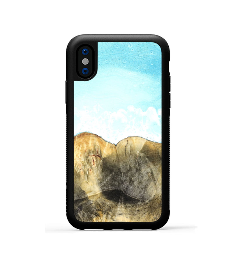 iPhone Xs Wood Phone Case - Addilyn (Coastal, 823614)