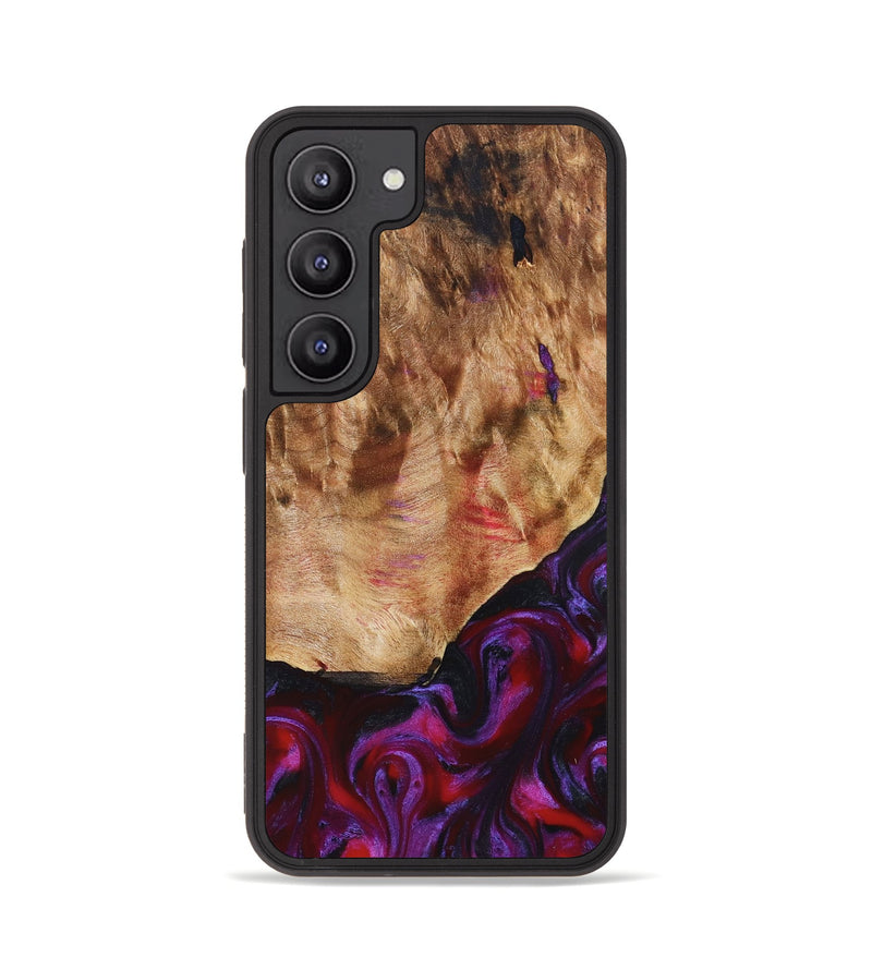 Galaxy S23 Wood Phone Case - Milena (Red, 823623)