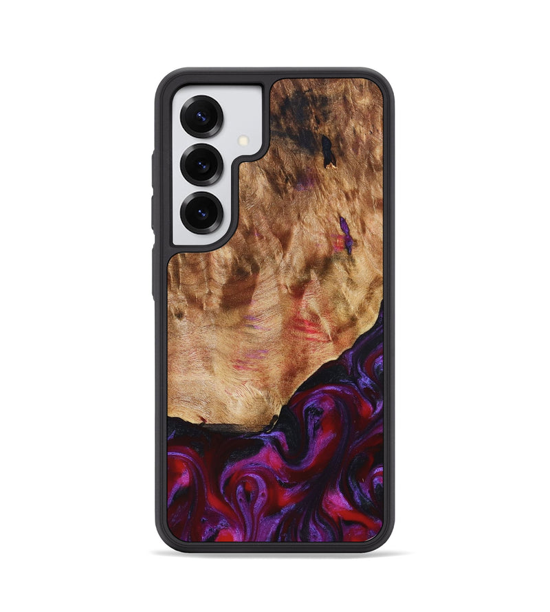 Galaxy S25 Wood Phone Case - Milena (Red, 823623)